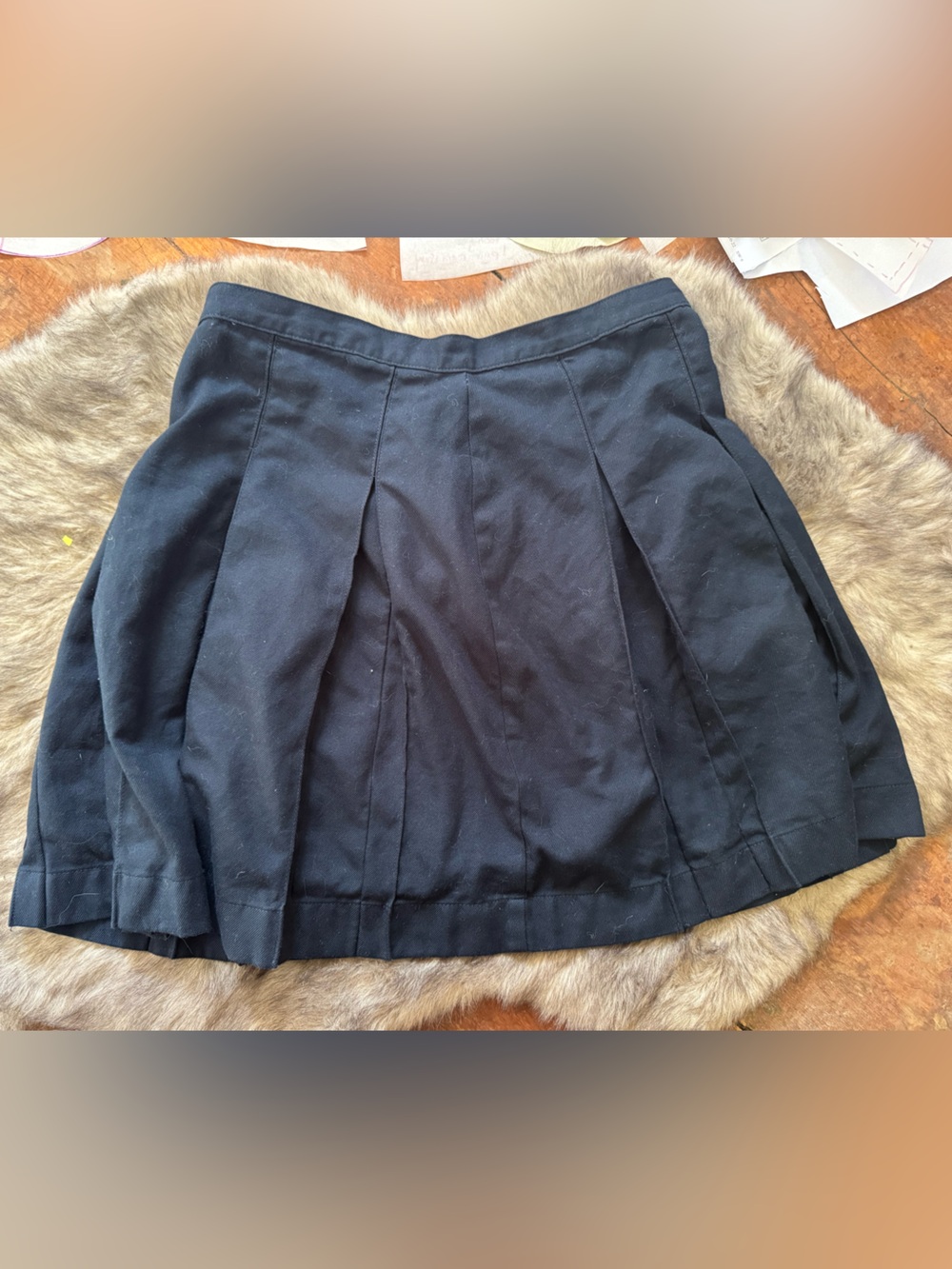 Vintage Lands’ End pleated skirt size S